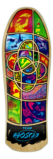 9.95 in Christian Hosoi Irie Eye Santa Cruz Reissue Skateboard Deck No Color